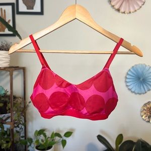 adidas X Marimekko All Me Sports Bra Pink/Red Dots
